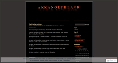 Desktop Screenshot of akkanorthland.wordpress.com