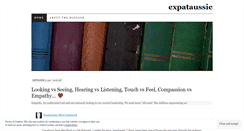 Desktop Screenshot of expataussie.wordpress.com
