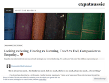 Tablet Screenshot of expataussie.wordpress.com