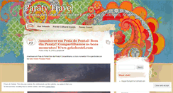 Desktop Screenshot of paratytravel.wordpress.com