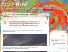 Tablet Screenshot of paratytravel.wordpress.com