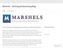 Tablet Screenshot of marshels.wordpress.com