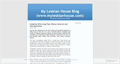 Desktop Screenshot of mylesbianhouse.wordpress.com