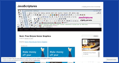 Desktop Screenshot of javascriptures.wordpress.com