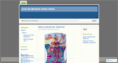 Desktop Screenshot of jualmainan2anak2.wordpress.com