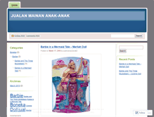 Tablet Screenshot of jualmainan2anak2.wordpress.com