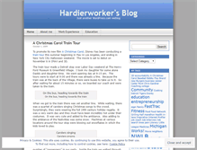Tablet Screenshot of hardierworker.wordpress.com