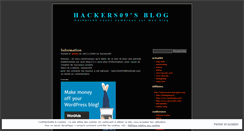 Desktop Screenshot of hackers09.wordpress.com