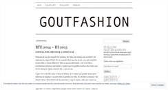 Desktop Screenshot of goutfashion.wordpress.com