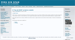 Desktop Screenshot of perusinspam.wordpress.com