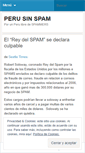 Mobile Screenshot of perusinspam.wordpress.com