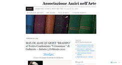 Desktop Screenshot of amicinellarte.wordpress.com