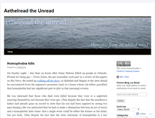 Tablet Screenshot of aethelreadtheunread.wordpress.com