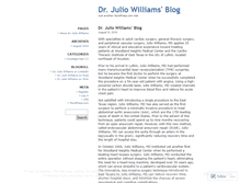 Tablet Screenshot of drjuliowilliams.wordpress.com