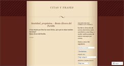 Desktop Screenshot of citasyfrases.wordpress.com