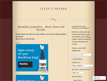 Tablet Screenshot of citasyfrases.wordpress.com