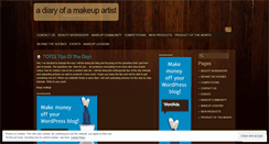 Desktop Screenshot of makeupcafe.wordpress.com