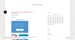 Desktop Screenshot of productsforladiesvx9.wordpress.com