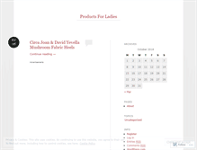 Tablet Screenshot of productsforladiesvx9.wordpress.com