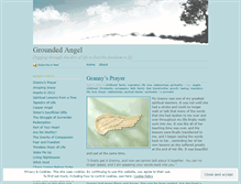 Tablet Screenshot of groundedangel.wordpress.com