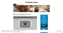 Desktop Screenshot of fernandalopes.wordpress.com