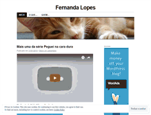 Tablet Screenshot of fernandalopes.wordpress.com