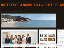 Tablet Screenshot of hotelestela.wordpress.com