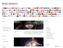 Tablet Screenshot of brandsandwich.wordpress.com