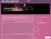 Tablet Screenshot of canisrahayu.wordpress.com