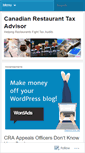 Mobile Screenshot of cdnbartaxadvisor.wordpress.com