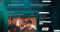 Desktop Screenshot of danielrecord.wordpress.com