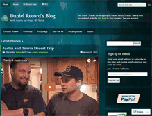 Tablet Screenshot of danielrecord.wordpress.com