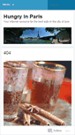 Mobile Screenshot of hungryinparis.wordpress.com