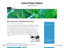 Tablet Screenshot of greenpoweroption1.wordpress.com