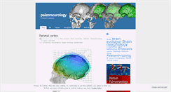 Desktop Screenshot of paleoneurology.wordpress.com