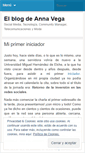 Mobile Screenshot of elblogdeannavega.wordpress.com
