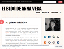 Tablet Screenshot of elblogdeannavega.wordpress.com