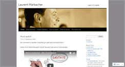 Desktop Screenshot of laurentmarbacher.wordpress.com