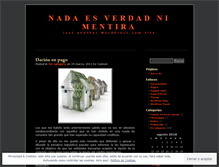 Tablet Screenshot of nadaesverdadnimentira.wordpress.com