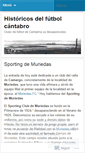 Mobile Screenshot of historicosdelfutbolcantabro.wordpress.com