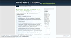 Desktop Screenshot of claudioqualimaticaconsultoria.wordpress.com