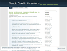 Tablet Screenshot of claudioqualimaticaconsultoria.wordpress.com