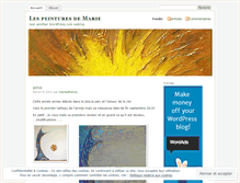 Tablet Screenshot of marielefrancq.wordpress.com