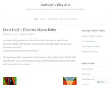 Tablet Screenshot of antelopevalleyarts.wordpress.com