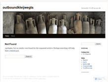 Tablet Screenshot of outboundkleijwegts.wordpress.com