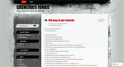 Desktop Screenshot of cashcratjunkie.wordpress.com