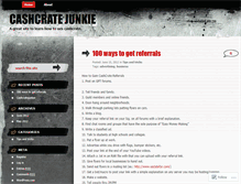 Tablet Screenshot of cashcratjunkie.wordpress.com