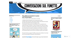 Desktop Screenshot of conversazionisulfumetto.wordpress.com