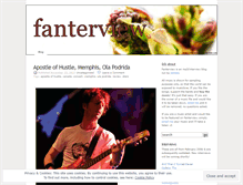 Tablet Screenshot of fanterview.wordpress.com