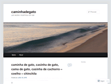 Tablet Screenshot of caminhadegato.wordpress.com